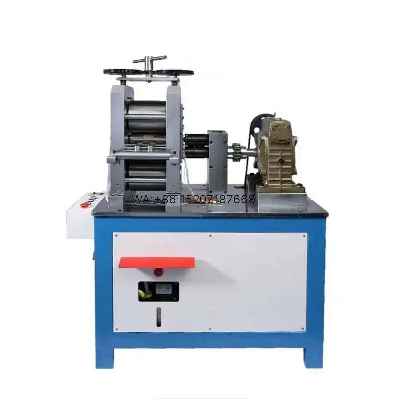 Wmwmnu Automatic Rolling Mill for Copper Tin Lead Alloy Jewelry Making Four roll Cold Rolling Mill Laboratory Pressing