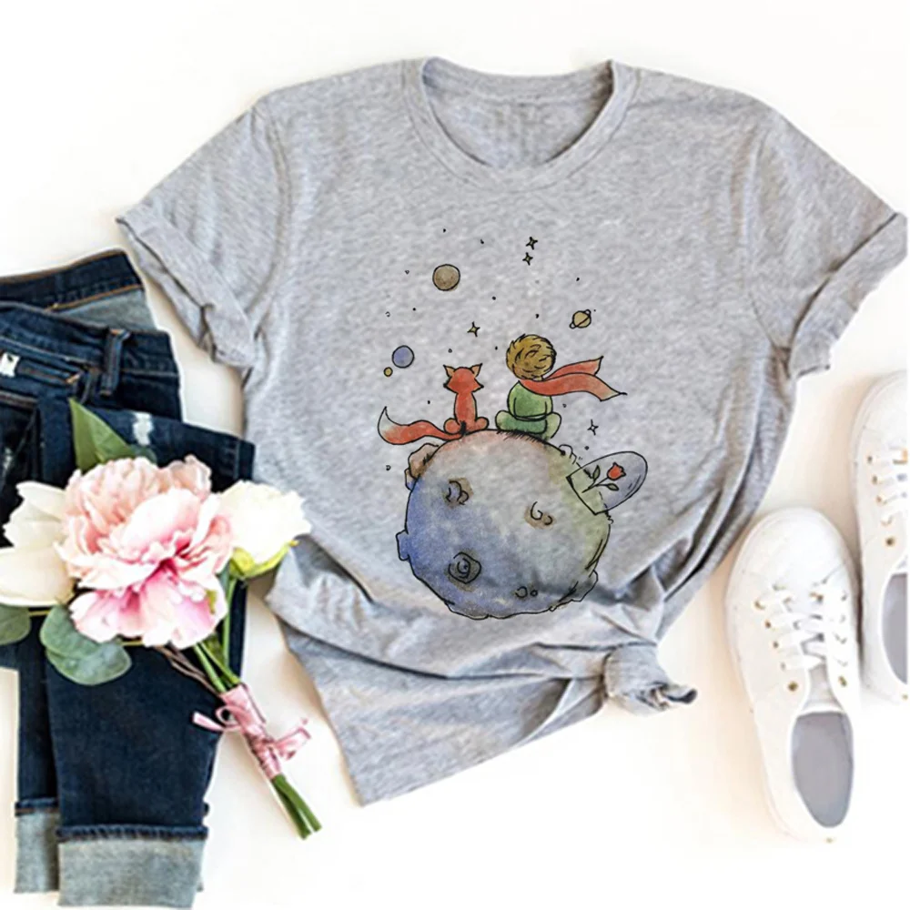 the Little Prince t-shirts women harajuku top female graphic anime clothing