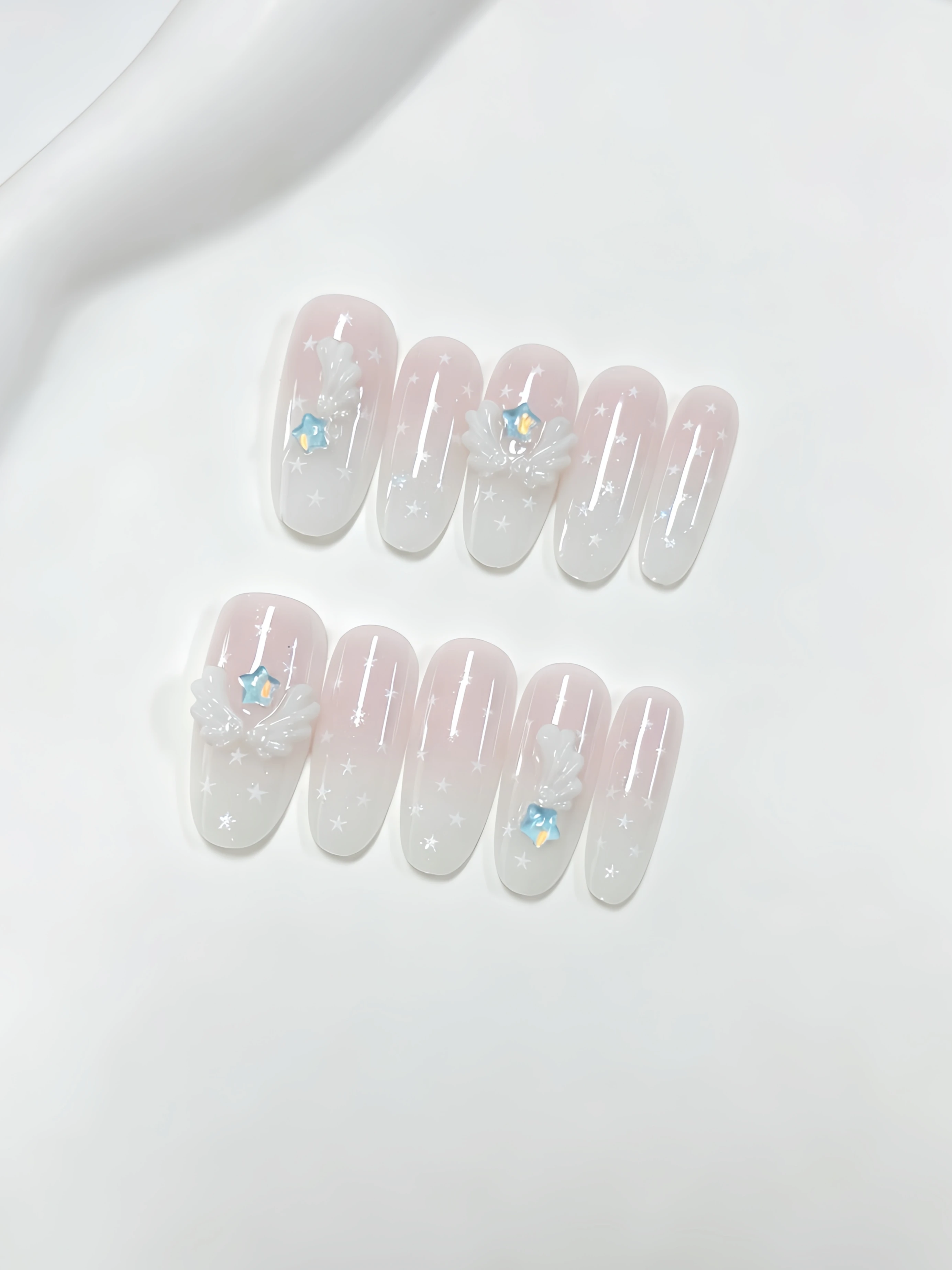 10 sztuk średniej długości owa – Nail Art Oval recenzja i cena