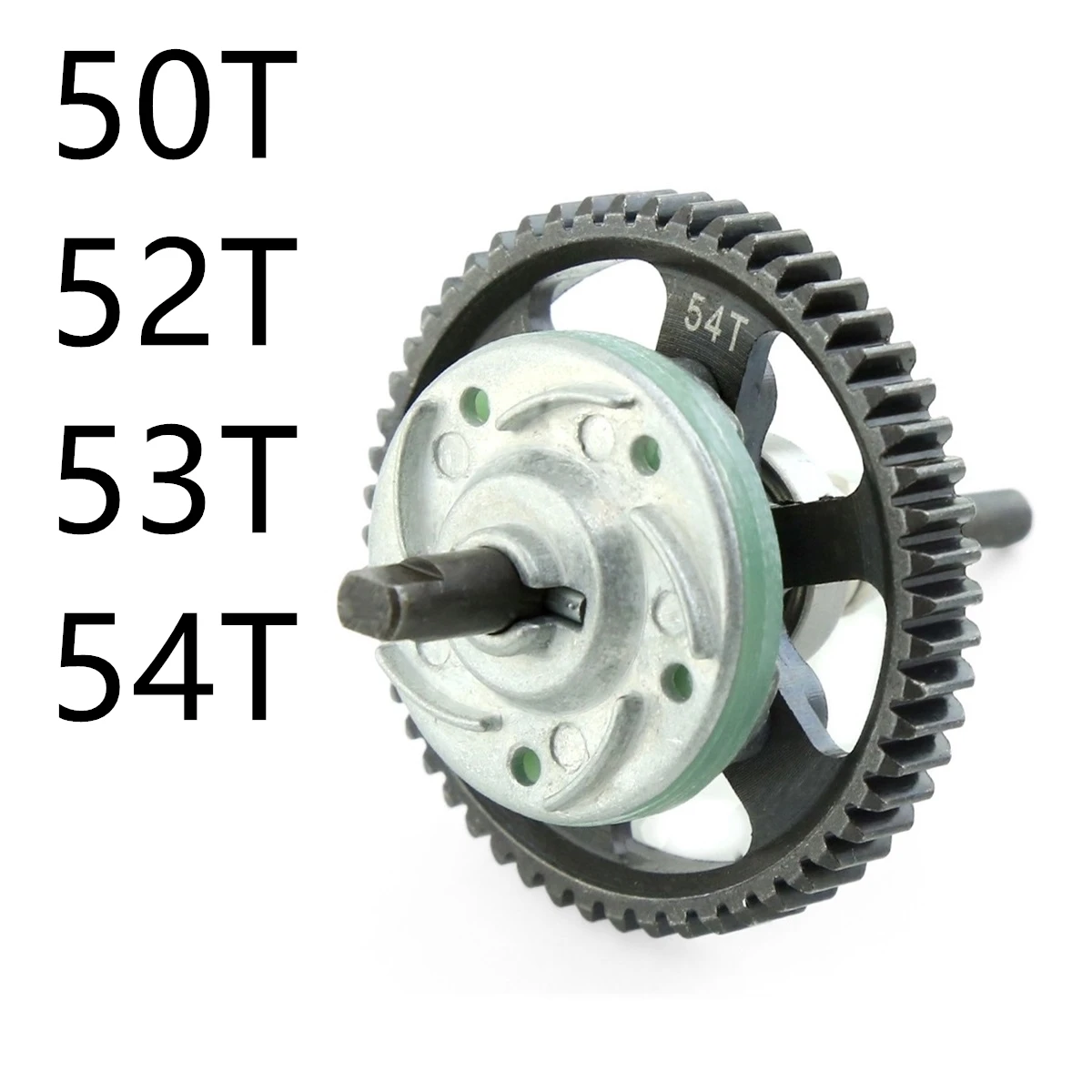 Complete Slipper Clutch, Metal, Peças de Atualização, Spur Gear para 1:10 Traxxas Slash 4x4 Stampede Rustler 4x4 VXL, 50T, 52T, 53T, 54T, 6878