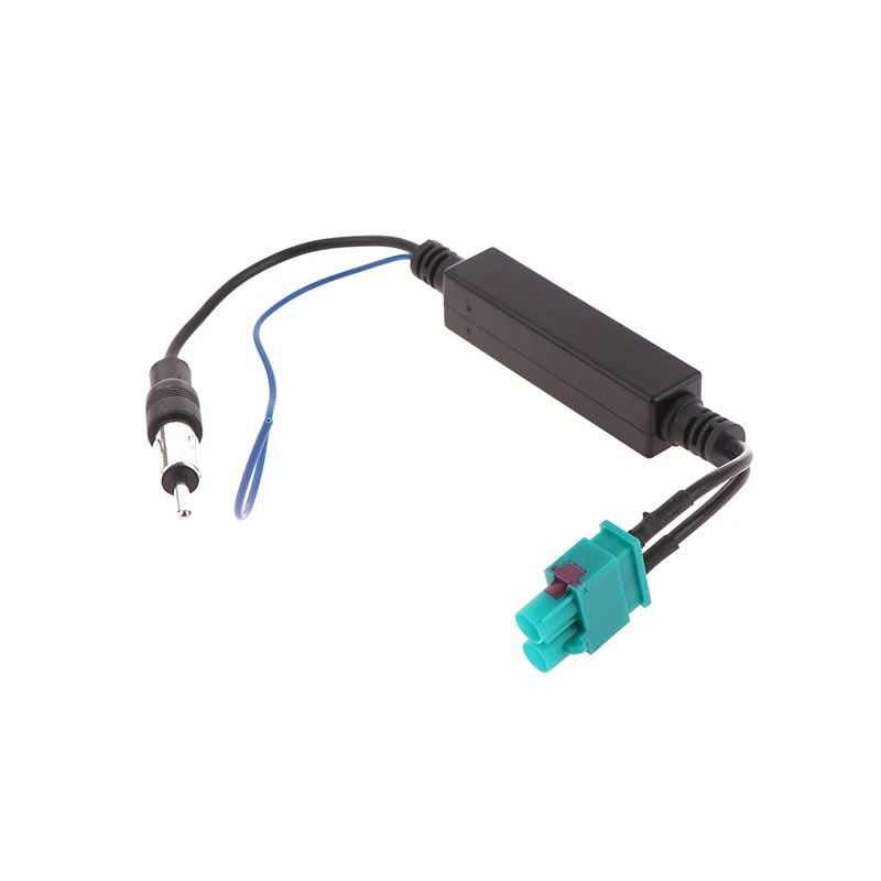 Adaptador de antena de rádio do carro com amplificador, FAKRA dupla, RF, RNS510, RCD510, 310, Golf, MK5, MK6, Passat B6, B7, Tiguan