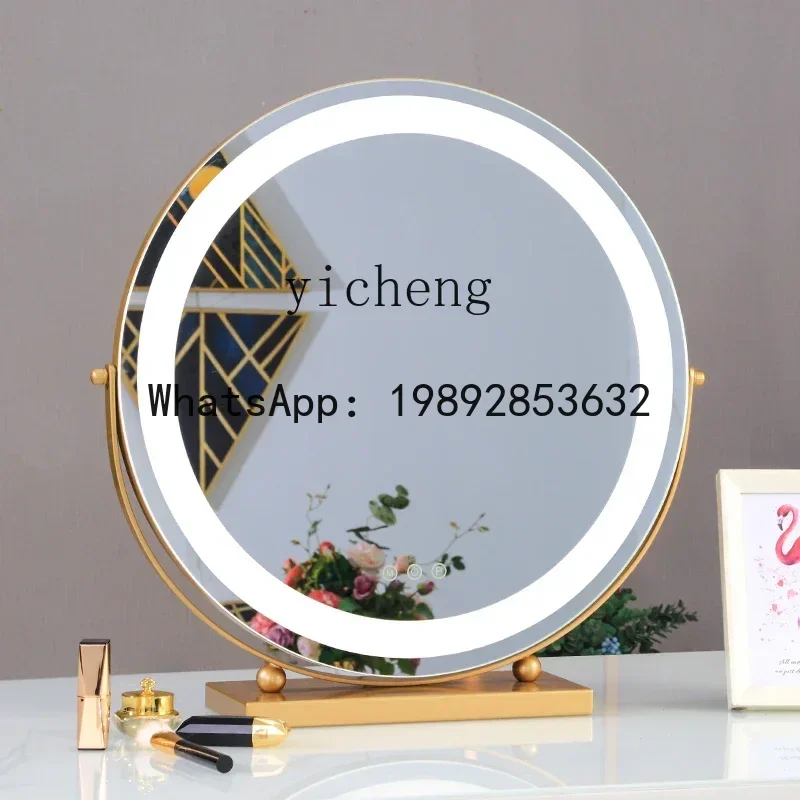 LYY   Desktop led light with lamp makeup vanity mirror Desktop desktop large vanity mirror