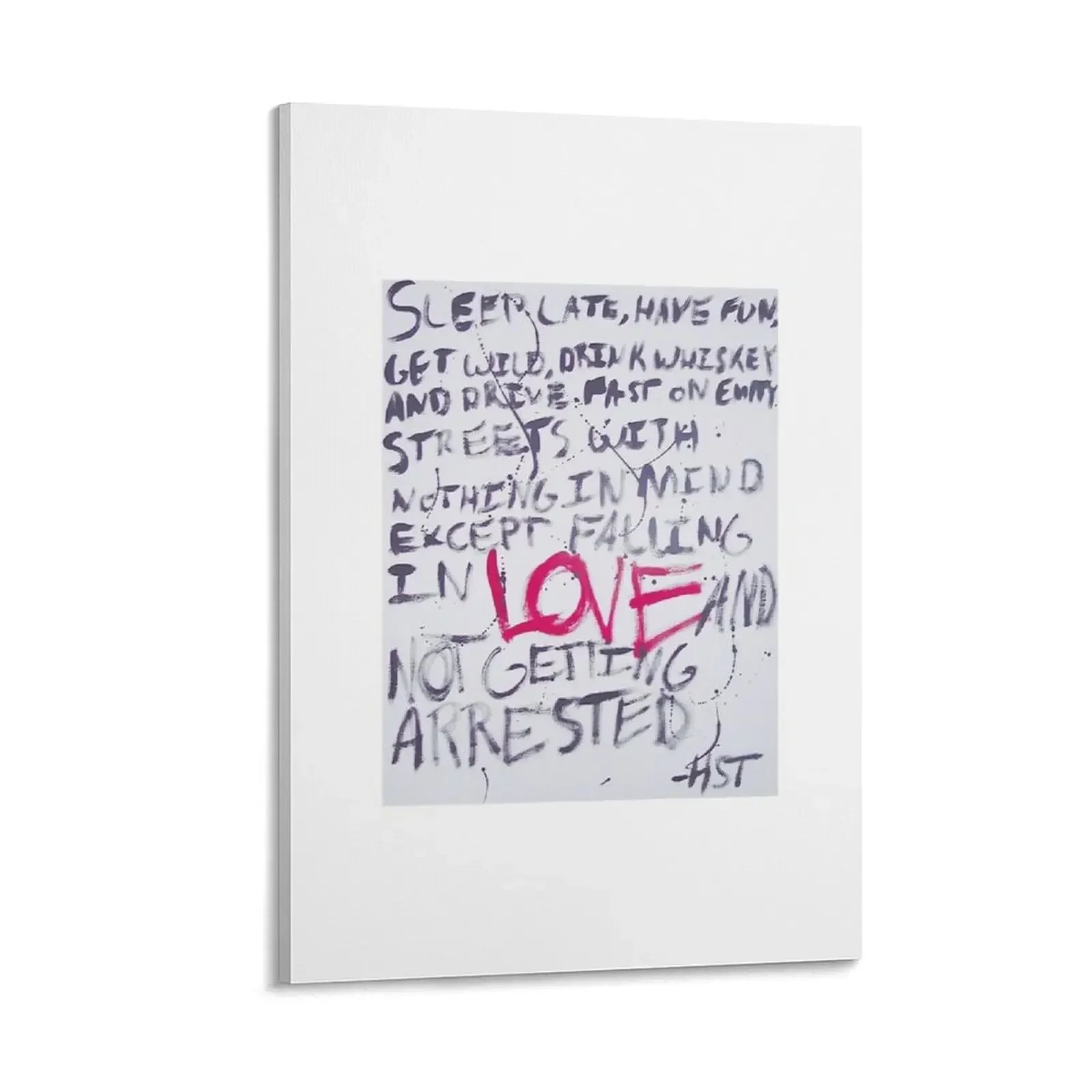 

Hunter S. Thompson Quote Canvas Painting wall art canvas painting room decorations aesthetic canvas wall art