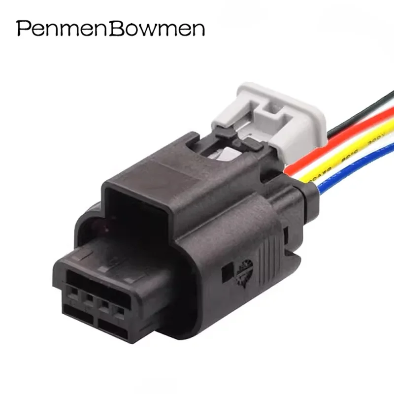 1 Set 4 Pin 1801823-1 Car Rear Camera Electrical Cable Connectors Female Wire Harness Plug For 2236398-1 13422