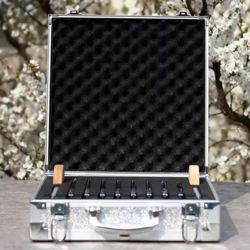 2025 Premium 20mm Chakra Tuning Fork Quartz Crystal Sound Healing Instrument for Yoga & Therapy