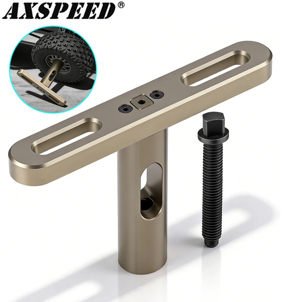 AXSPEED Outil de remplacement de broches en alliage d'aluminium de 3 mm pour os de chien, douille hexagonale de 17 mm pour accessoires de mise à niveau de modèles de voitures RC