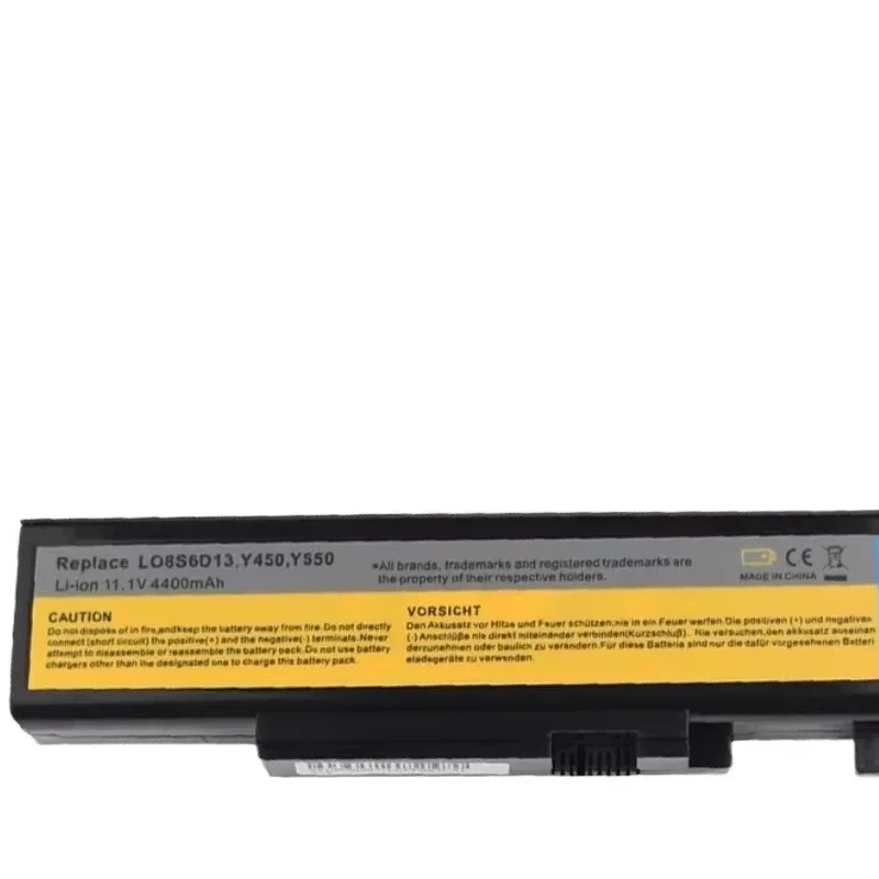 New 11.1V 4400mAh Y450 Y550 6Cells New Laptop Battery for Lenovo Y450A  Y550A  55Y2054 Y450G L08S6D13 L08L6D13L08O6D13 Y550P