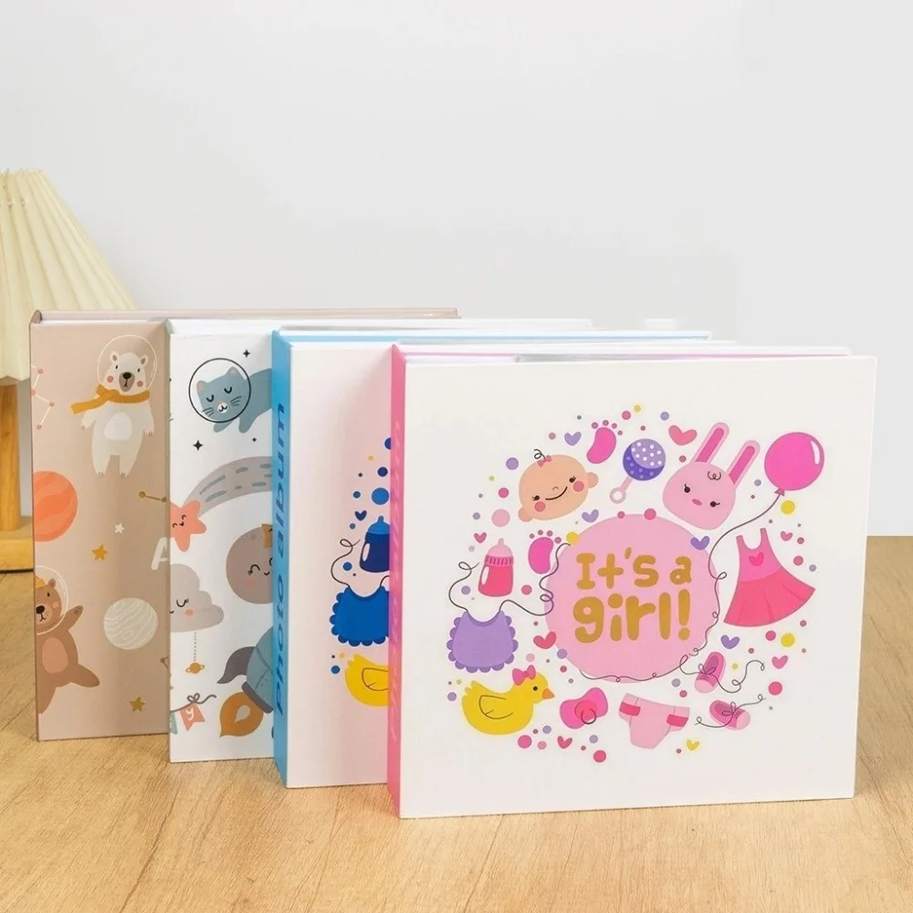 New 6 Inch 200 Pockets Photo Album Large Capacity Laminated Slip-in Picture Albums Insert Pocket Scrapbook Album Home Storage