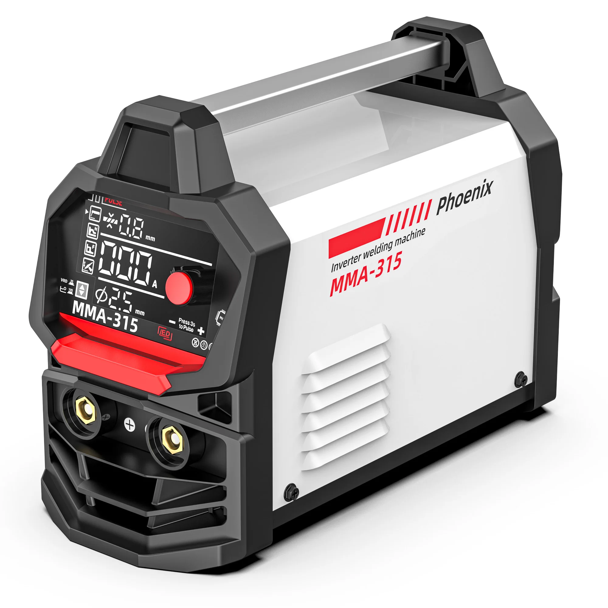 Pulse MMA-315 New Inverter DC Motor Stick Welder 220V with LCD Screen Digital Control Arc Force Hot Start Welding Machine