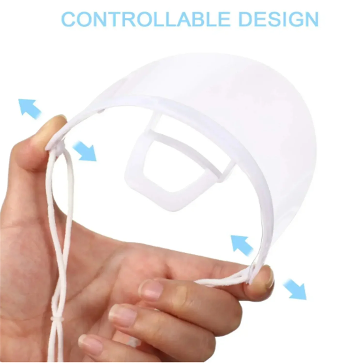 5/10/20Pcs Wiederverwendbare Transparente Anti-fog-Maske Schild Abdeckung Restaurant Schule Kunststoff Anti-speichel mund Schild Schönheit Tattoo – Detail 12