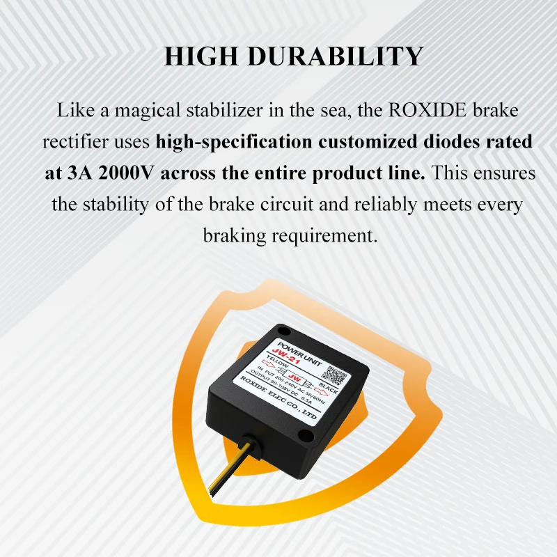 Roxide JW-15H AC 240-265V DC 108-120V, Motor Brake Rectifier JW-21 AC200-240V  DC90/108V
