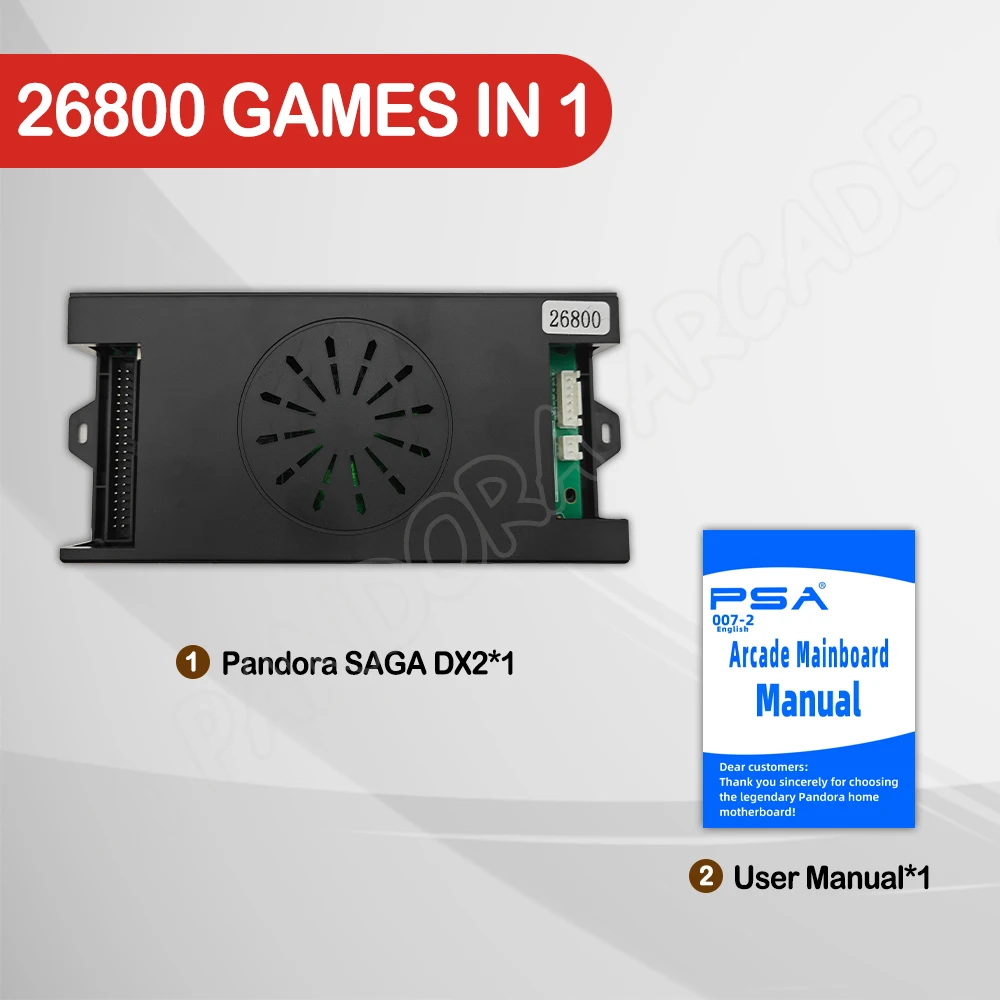 NONE 26800 in 1 neuesten Pandora Saga DX DX2 Arcade-Box Spiele konsole PCB Board 40p 5pin Joystick Motherboard Unterstützung VGA HDMI-Ausgang 3