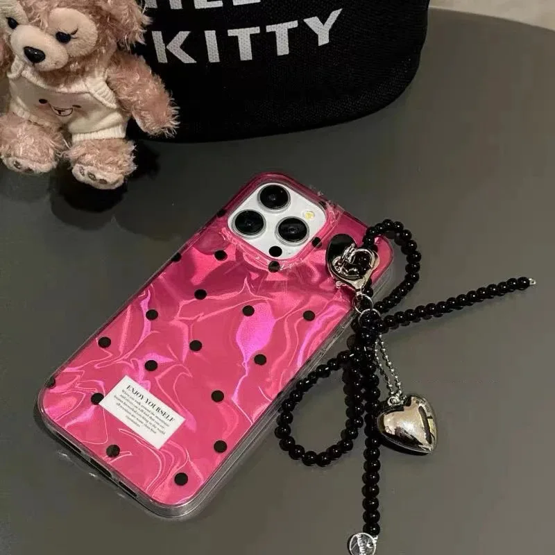 

Чехол-цепочка с подвеской в форме сердца для Motorola Moto EDGE 50 Fusion 60 Pro 50 Ultra 60S G86 G56 G84 G54 G75 G60 G35 G45 G34 G15 G05