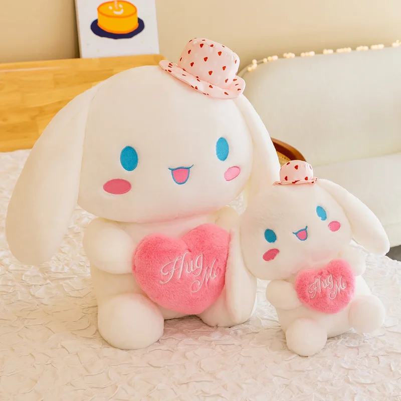 Cinnamoroll Plush Toys Cartoon Big Ear Dog Doll Little White Dog Toy Gives Best Friend Girl Sleep Pillow Decoration Plush Doll