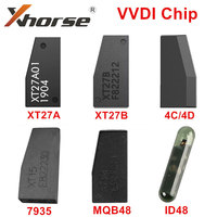 10pcs Xhorse VVDI Chip XT27B XT27A 4D/4C 7935 XT15 MQB48 ID48 VVDI XT37 Transponder Chip for VVDI2/VVDI Car Key Chip