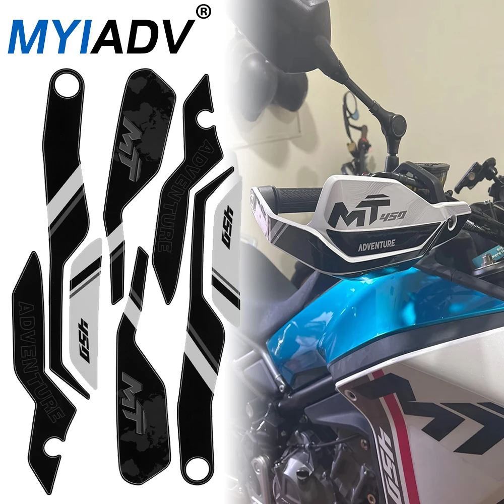 For 450MT mt450 MT 450 450mt Adventure 2024-2025 Motocross Decals Handguard Deflectors Protect Sticker Waterproof Decorations