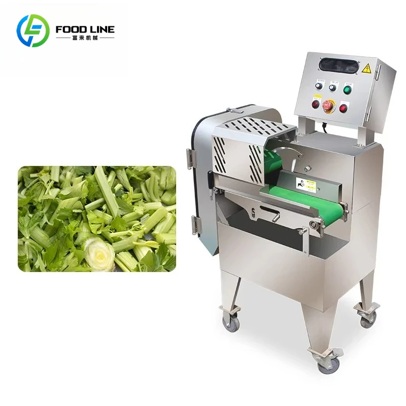Large Commercial Multifunctional Slicer For Leafy Fruit And Vegetable Processing