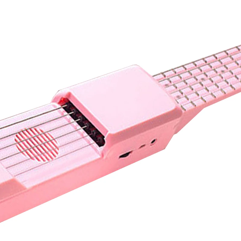 جيتار كهربائي صغير 12 نغمة جيتار إلكتروني ذكي للأطفال ممارسة القيثارات الرقمية القيثارات المحمولة مع وظيفة بلوتوث #4