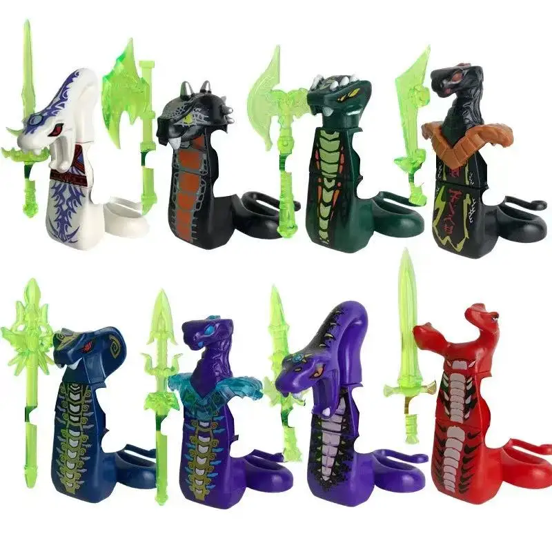 Ninja Figur Bausteine Nya Lloyd Lord Garmadon E Mr. Skull Wizard Moro Omega Chokun Anime Puppe Modell Ziegel Kind Spielzeug