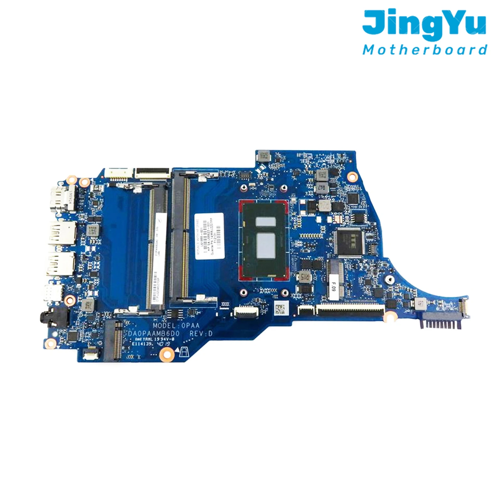 

For HP 14s-DQ 14-DQ Laptop Motherboard DA0PAAMB6D0 Mainboard with I3-7020U CPU UMA