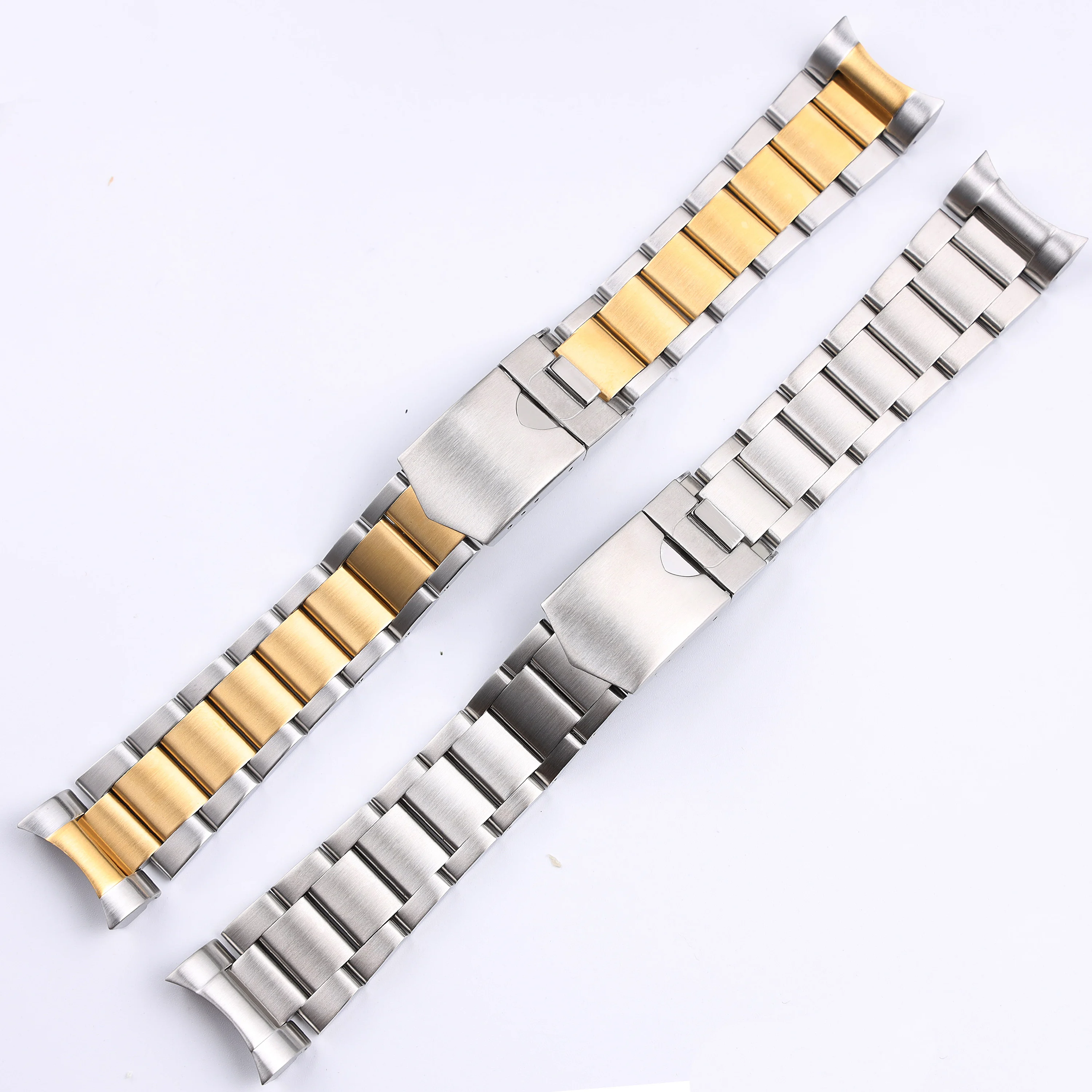 

22mm silver gold matte 316L stainless steel watchband for Tudor Black Bay Heritage arc end brushed metal wrist bracelet belt