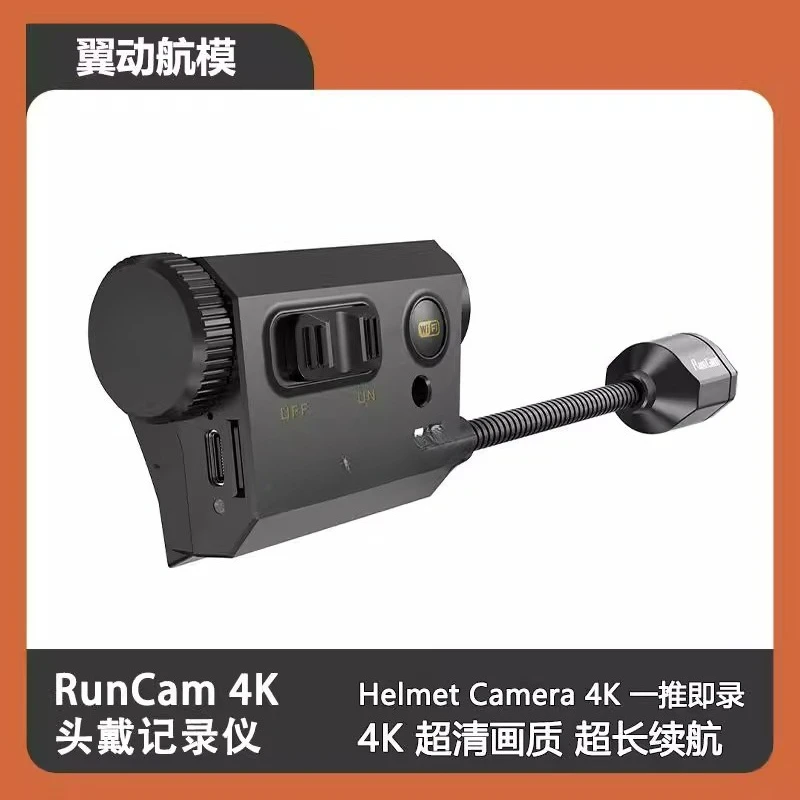 

Customizable 4K Head Recorder, Long Battery Life