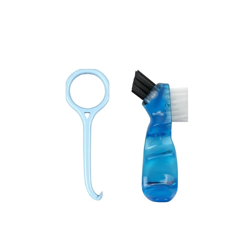15 Sets Toothbrush Case Oral Care Hygiene Tools Storage Box With Mirror Orthodontic Aligner Remover Mini Denture Cleaning Brush