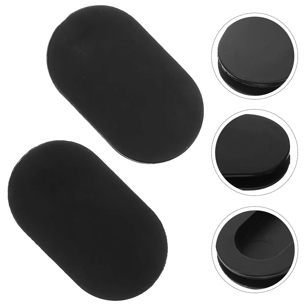 10 Pcs 45mm Oval Silicone Stopper Bottom Saucer Piggy Bank Caps Replacement for Savings Jar Projects Reusable