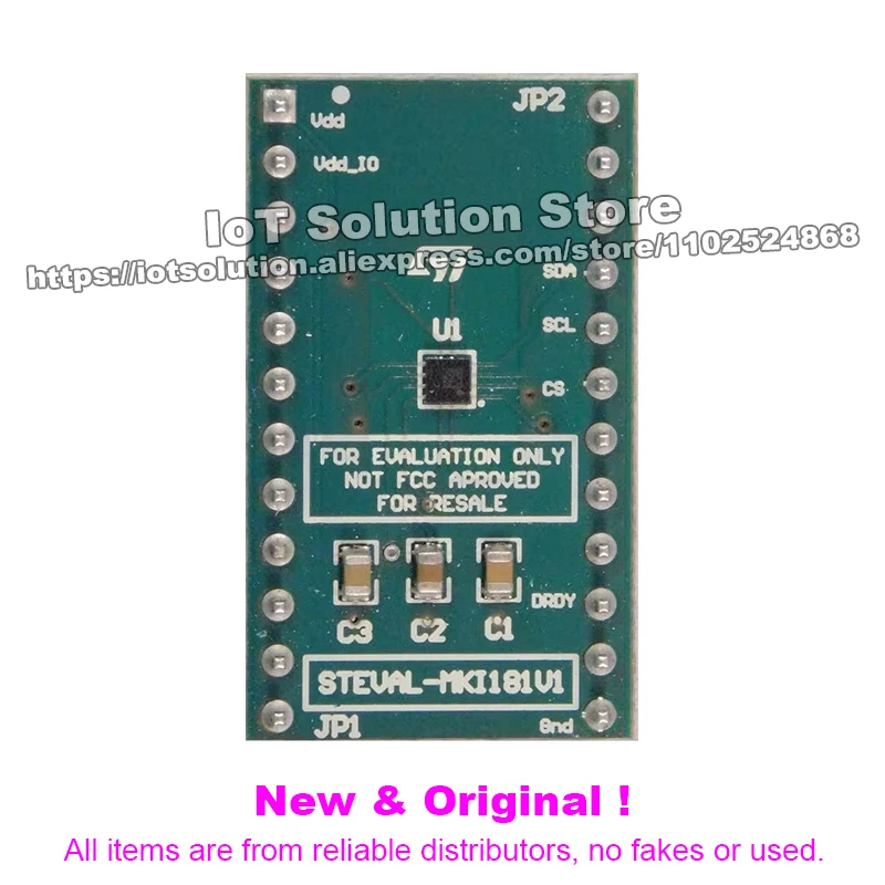 STEVAL-MKI181V1 LIS2MDL adapter board for a standard DIL24 socket