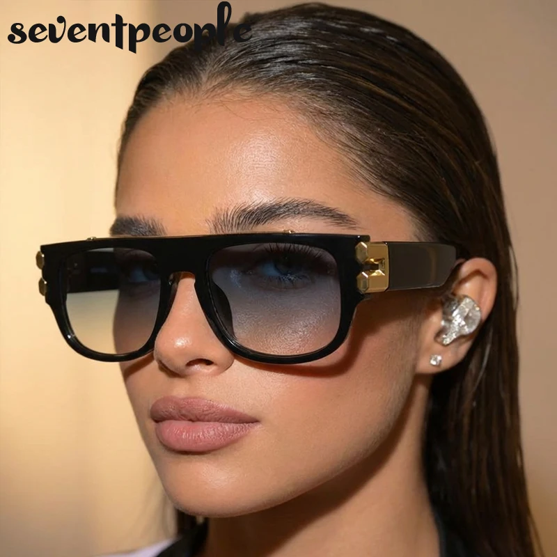 

Classic Steampunk Oversized Square Sunglasses Women Big 2026 Luxury Brand Change Color Sun Glasses For Ladies Travelling Shades