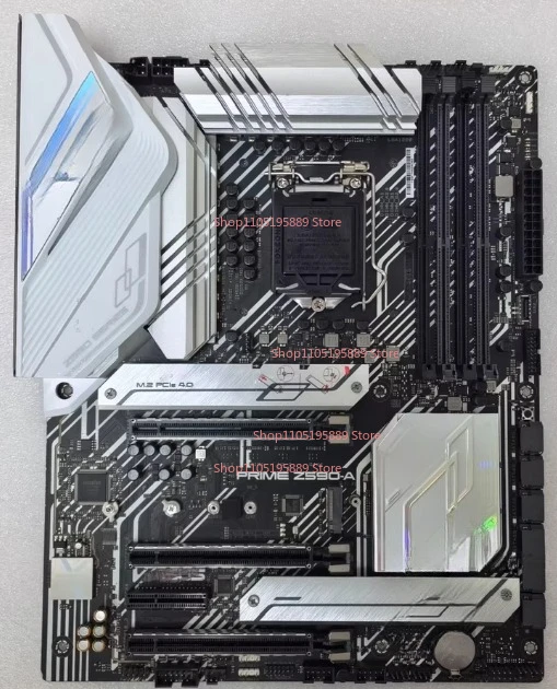 

Материнская плата ASUS PRIME Z590-A, поддерживает процессоры 10/11 поколений, память DDR4