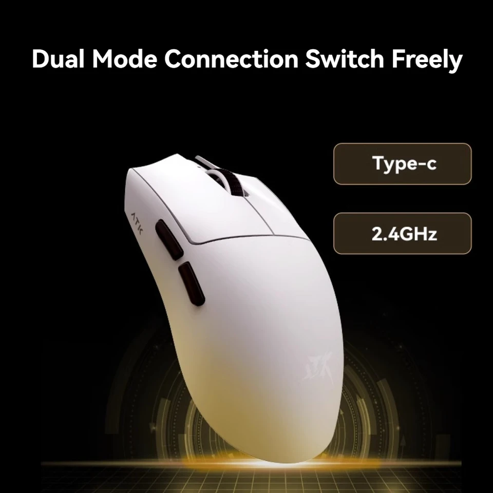ATK X1 Ultimate Mouse 2.4g Wireless 8K Hz Paw3950Ultra Lightweight
