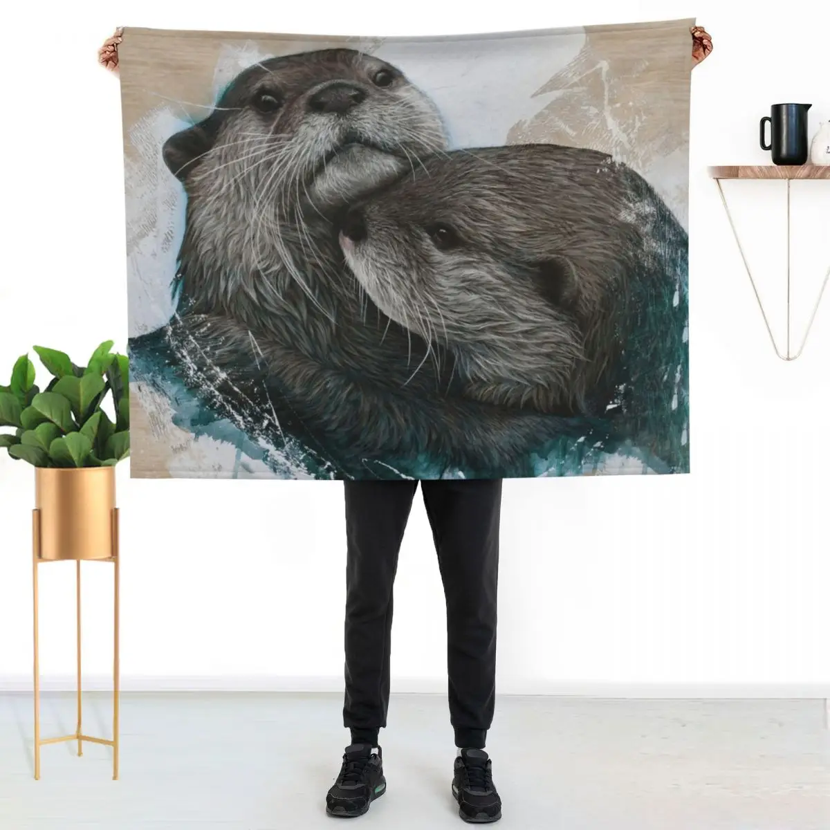 

I'll Follow You Throw Blanket Soft Warm Blanket Gift for Grandparents
