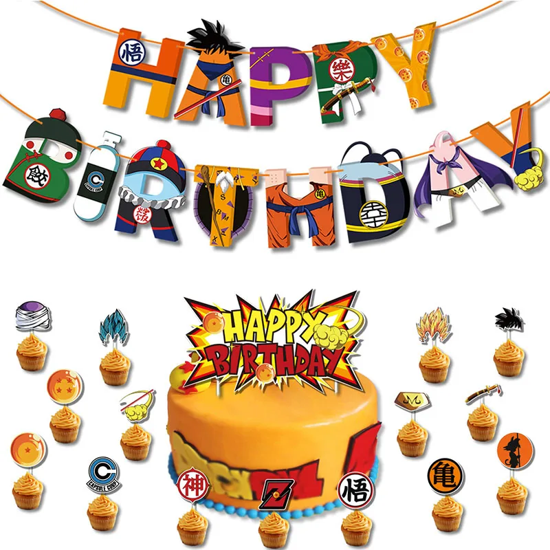 Dragon Ball Z Theme Festival Party Decoration Prop Suit Anime Periphery Action Figure Image Christmas Party Articles Wholesales