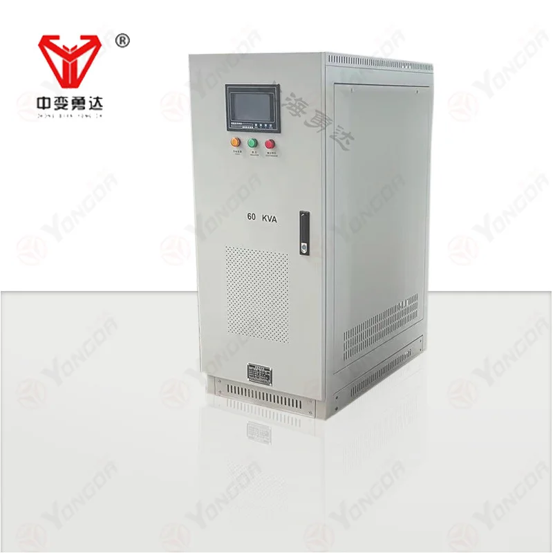 

Высокомощный стабилизатор Sbw-60Kva с фабрики Shanghai Yongda, трехфазный переменный ток, обеспечивает различные напряжения