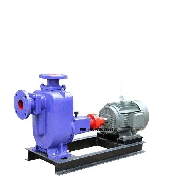 Self-priming Sewage & Trash Pump Self Priming Non Clogging Sewage Pump