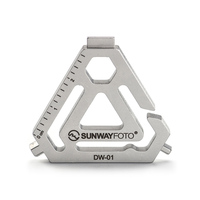 SUNWAYFOATO DW-01 EDC Photography Tools Stainless Steel Anti-rust Keychain Hexagonal Wrench Box Opener Bottle Opener