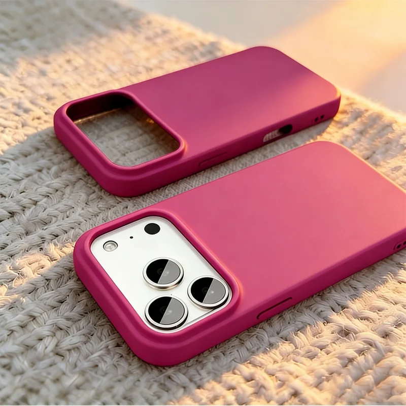 Officiële originele vloeibare siliconen telefoonhoes voor iPhone 18 Pro Max 17 16 11 12 14 13 15 18 Pro Max, schokbestendig, flanellen, volledige bescherming