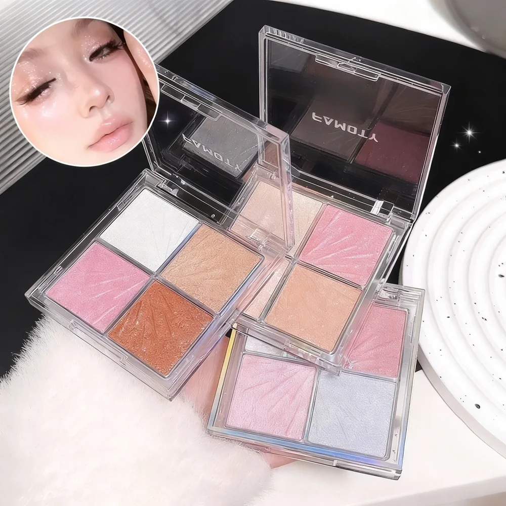 

Eye Shadow Glitter Highlighter Powder Palette Diamond High Gloss Shiny High Light Face Body Brightening Makeup Cosmetic
