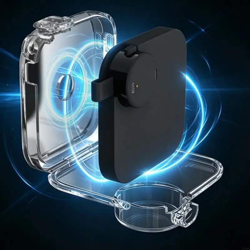 Comfortable Grip Transparent Cover Sleeve Housing For Work Recorder Shockproof And Precise Cutout Enhancing Durability F19E
