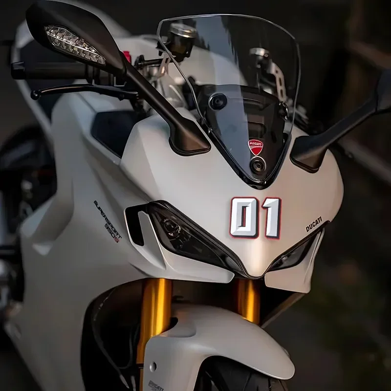 0‑9 Racing Number Vinyl Decal Waterproof Sticker for Motorcycle Tank Fairing Helmet Auto Body Doors Windows Laptop DIY Decor