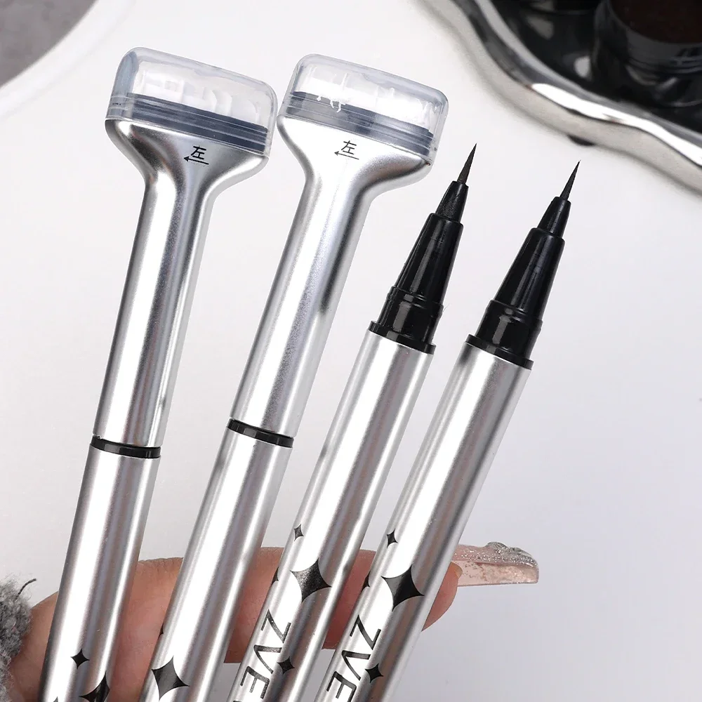 Sellos de pestañas inferiores, delineador de ojos 2 en 1, aplicador de maquillaje de ojos, extensiones de pestañas inferiores, plantilla de pestañas DIY, herramienta de maquillaje, color negro y marrón