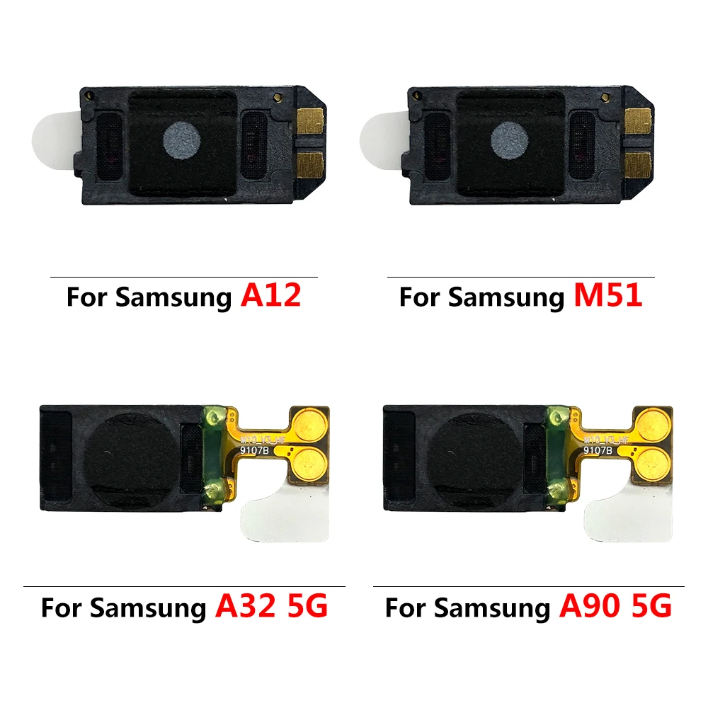 2 Stück, neu für Samsung A10 A12 A20 A30 A50 A50 A51 A70 A70 A71 M51 A30S A90 A32 4G 5G Ohrhörer Lautsprecher Flex Ersatzteil