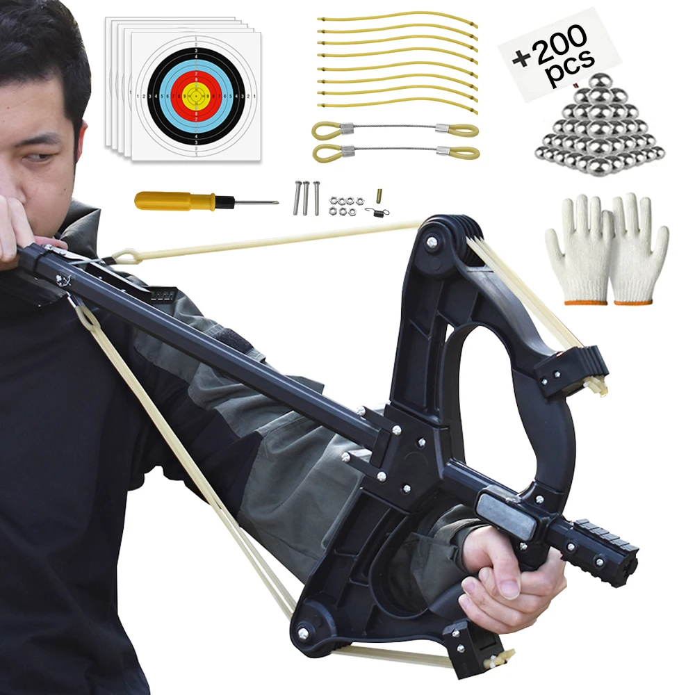 Profissional Outdoor Caça Steel Ball Bow High Power Slingshot Shooting Alta Qualidade Tiro Slingshot Recomendação