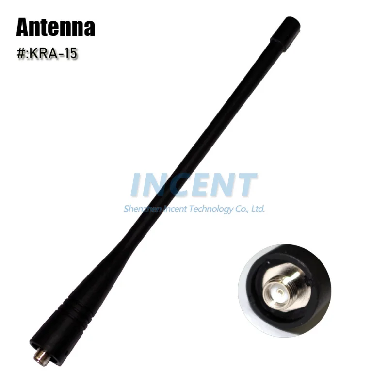 VOIONAIR 10pcs KRA-15 UHF 430-470Mhz Radio Antenna for Kenwood TK-3101 TK-3140 Walkie Talkie