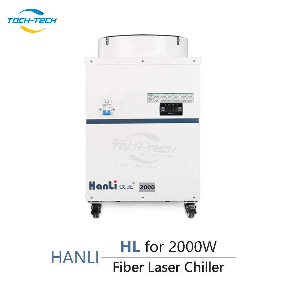 Industrial Water Cooler Water Chiller HANLI HL 2000W 3000W 4000W Fiber Laser Chiller For Cutting Machine