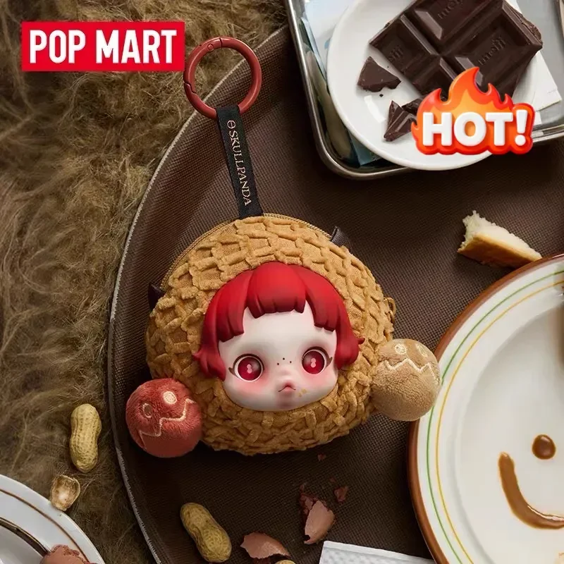 Genuine Popmart Skullpanda You Found Me! Series Headphone Bag Fashion Accessories Plush Fashion Headphone Case Cute Friend Gift