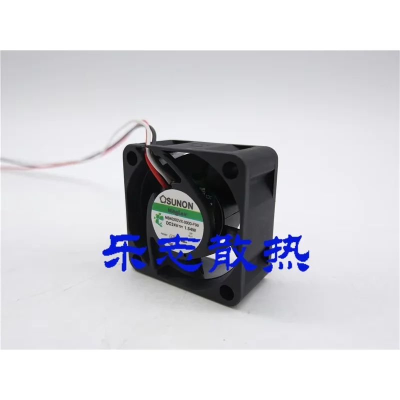 SUNON MB40202VX-0000-F99 DC 24V 1.54W 40x40x20mm 3-przewodowy wentylator chłodzący do serwerów