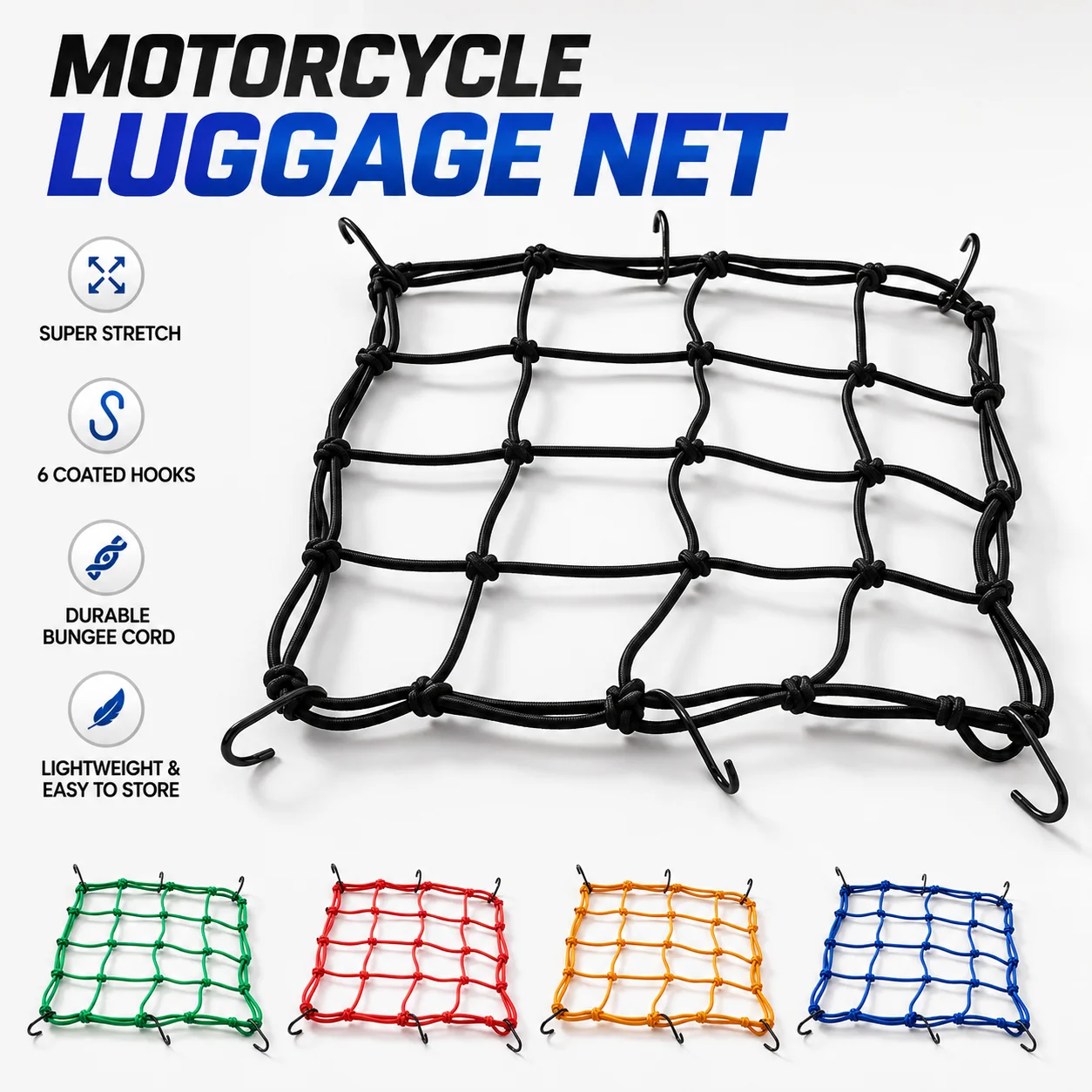 Rete elastica per bagagli moto - Tank Divider Mesh recensione e prezzo