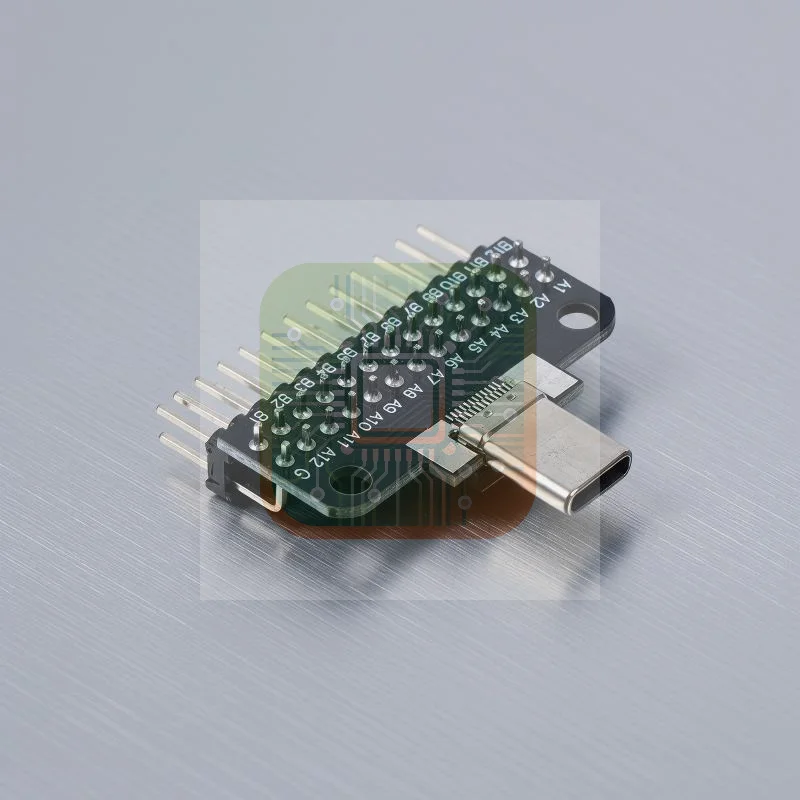 TYPE-C Male Female Header Test Board Double Sided Positive Negative Insertion Row Pin 24P Male To Female USB3.1 Adapter